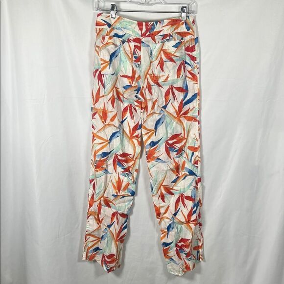 TOMMY BAHAMA Ladies Linen PALMS OF PARADISE Pant size 0 - Picture 7 of 7